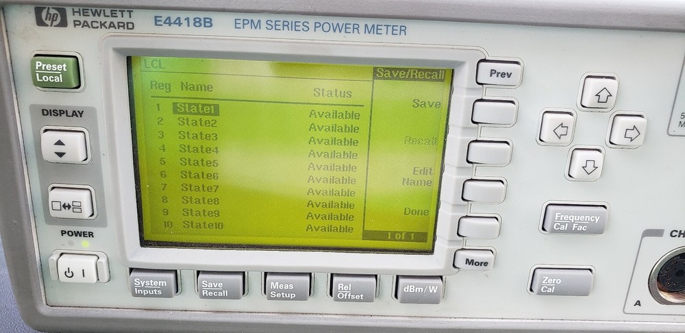 HP Agilent EPM E4418B Power Meter Hewlett Packard