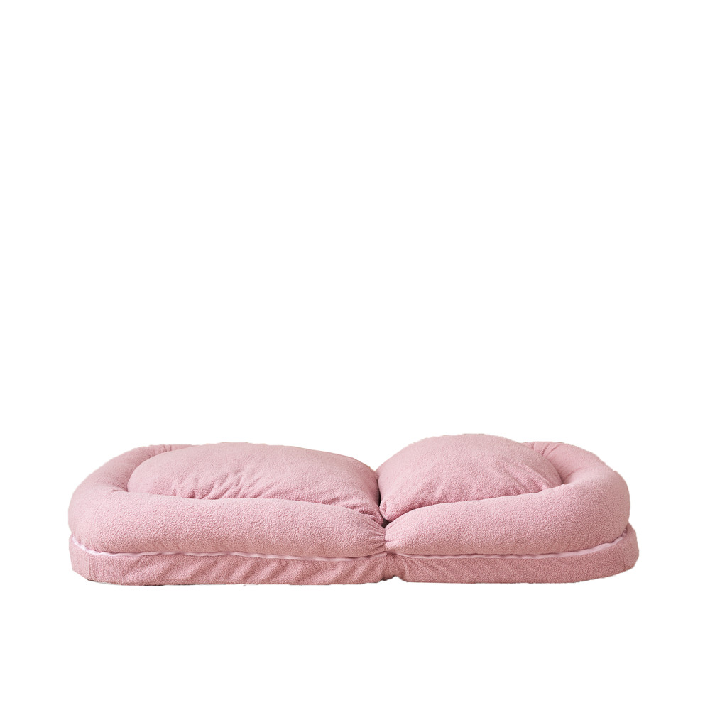 Triple Fold Down Sofa Bed,PINK