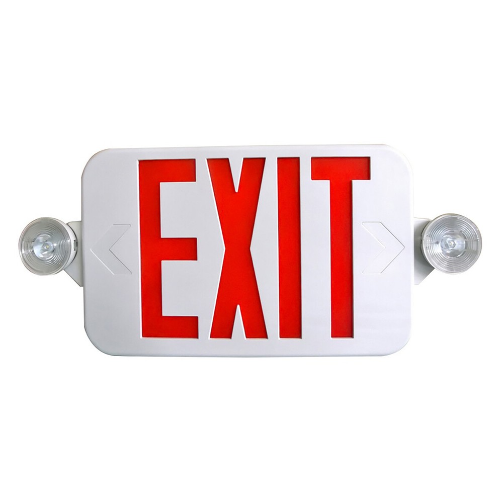 LED EXIT AND EMERGENCY COMBO ( CEU3RW )