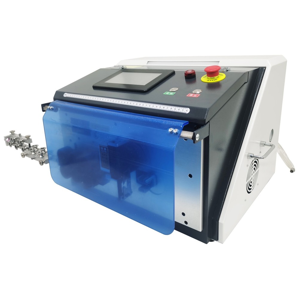 110V 750W Automatic Wire Stripping & Bending Machine 1-16mm² Wire Stripper Touch