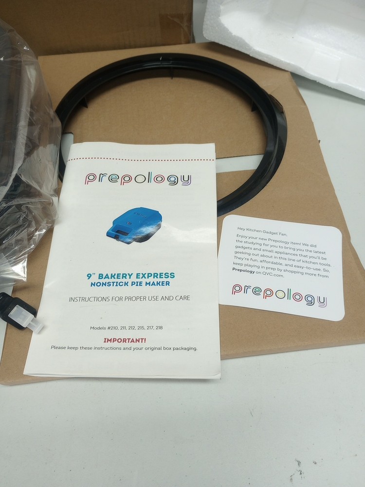 Prepology 9" Nonstick Pie Maker Brand New
