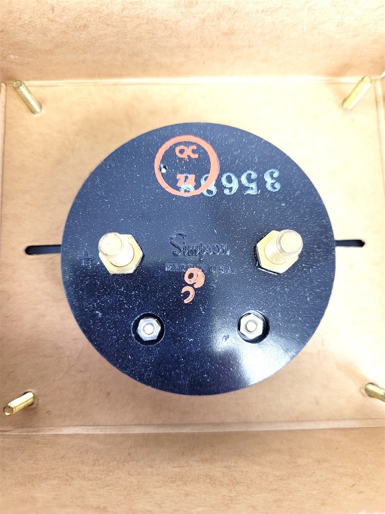 Simpson Instruments Model #29 Cat. # 5130 Annular Panel Meter NOS ~ T243D