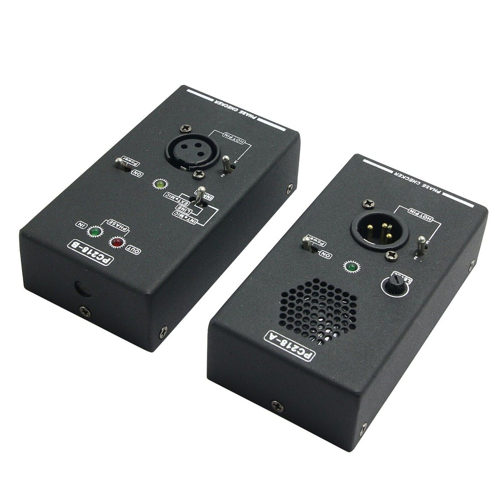 PC218 Phase Polarity Checker Detector for Audio Speaker Microphone Test Kit