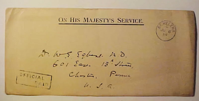 ST.HELENA OHMS 1935 TO US