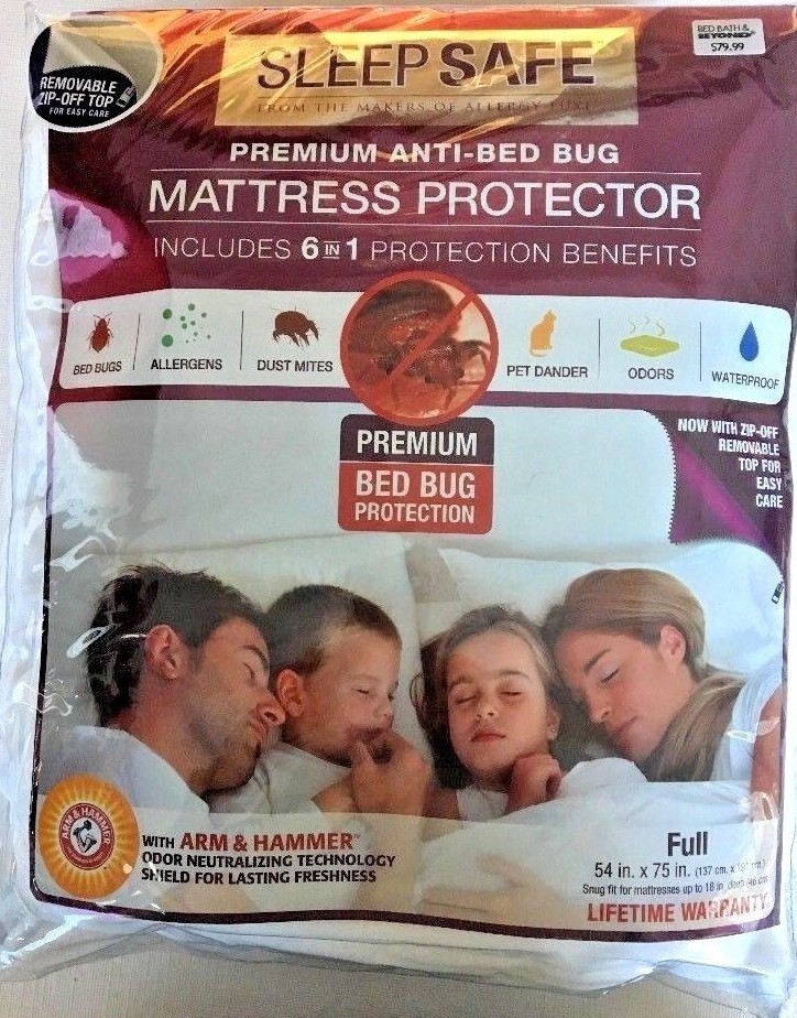 Sleep Safe™ Premium Full Size Mattress Protector Premium Bed Bug Protection