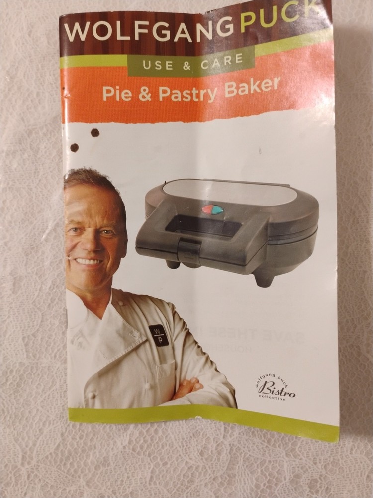 Wolfgang Puck BPM00020 Mini Pie Maker tested. Clean