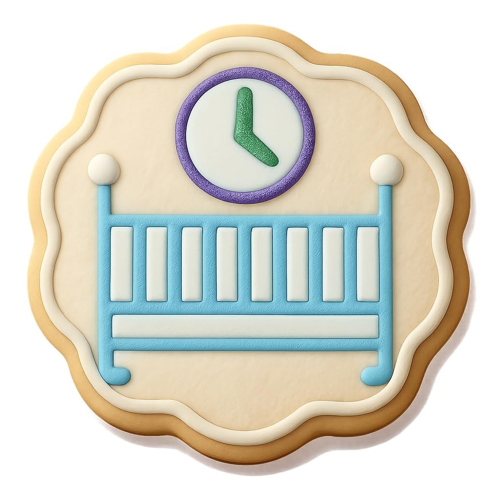 Crib Countdown Cookie Cutter & Stamp - 4x4 Fun Kitchen Baking