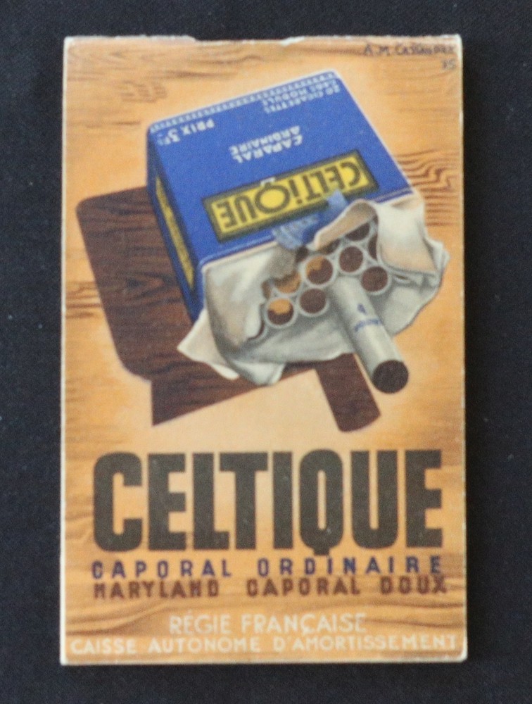 CELTIC Corporal Illustrator Cassandra Cigarettes Advertising Notebook