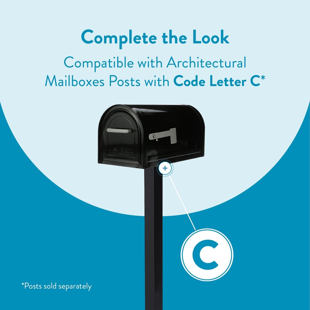 L Mailboxes Reliant Galvanized Steel Locking Post Mount Mailbox Compatibility Co