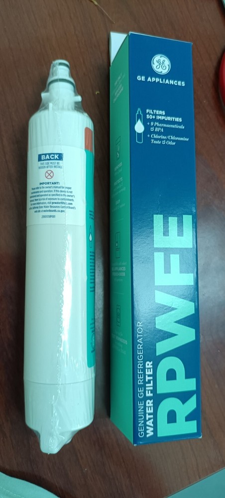 2-PC GE RPWFE Refrigerator Water Filter Household Fridge Filter（No chip) Filter