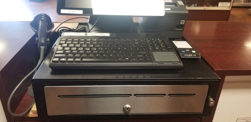 (2) NCR COUNTERPOINT POS TERMINAL SYSTEM BUNDLE - GOOD CONDITION