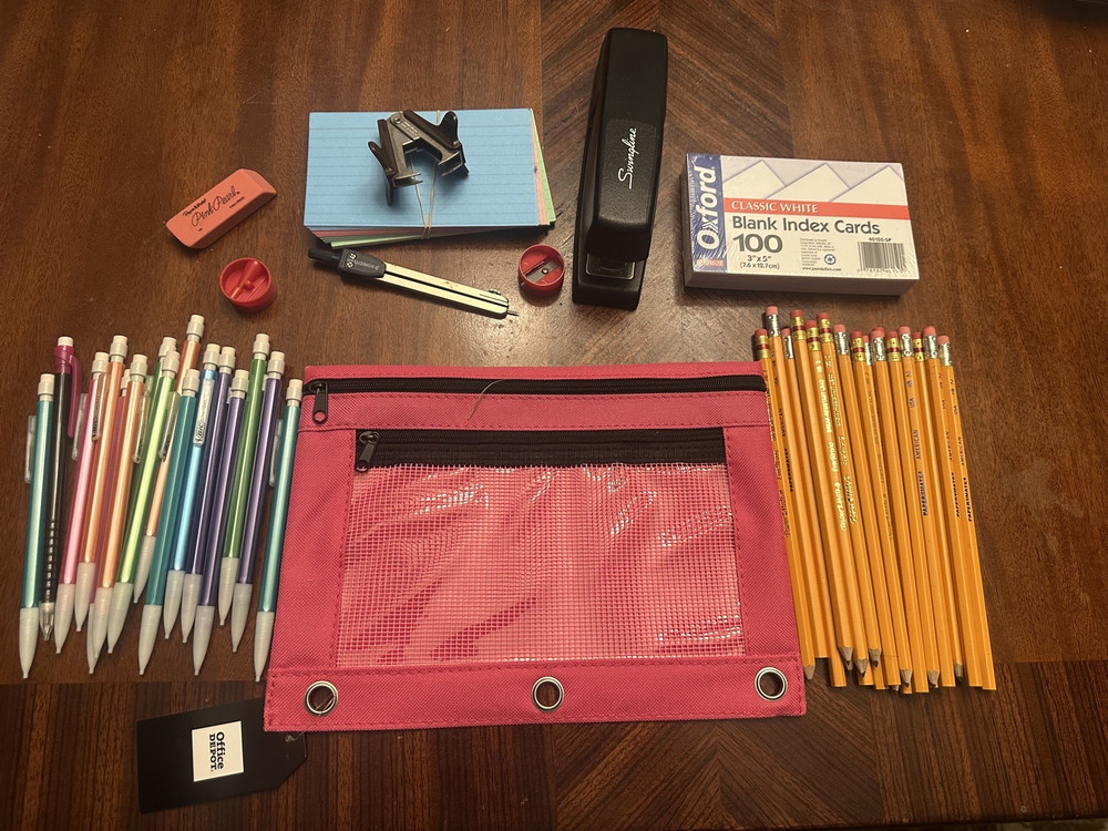 School Supplies lot