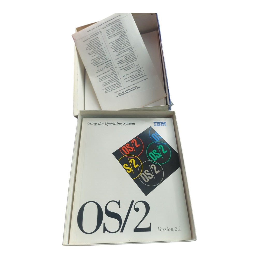 IBM OS/2 Version 2.1, Special Edition for Windows 3.5" Floppy COMPLETE New Open