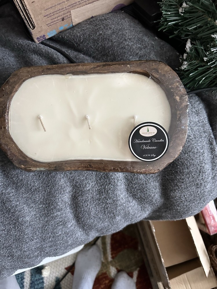 3 Wick Dough Bowel Candle