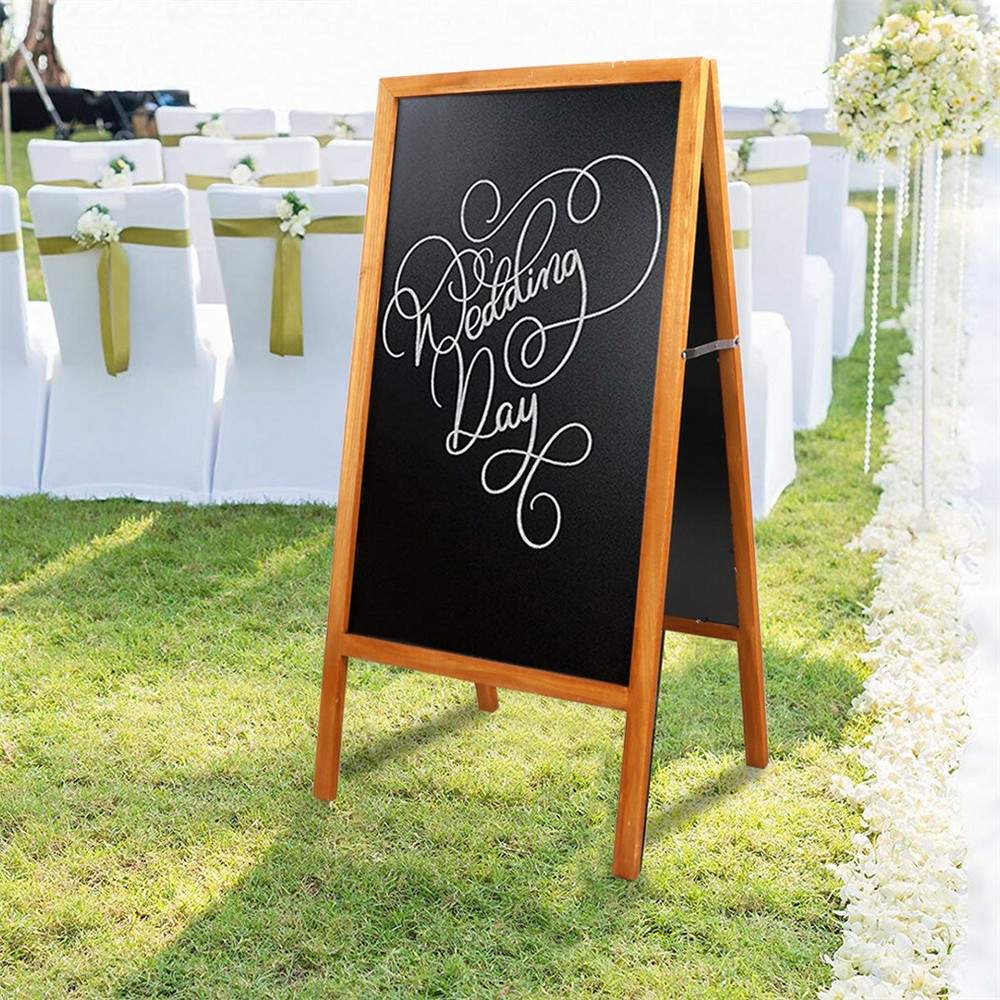 Magnetic Chalkboad Dual Side Sidewalk A Frame Sign Message Board Sandwich Board