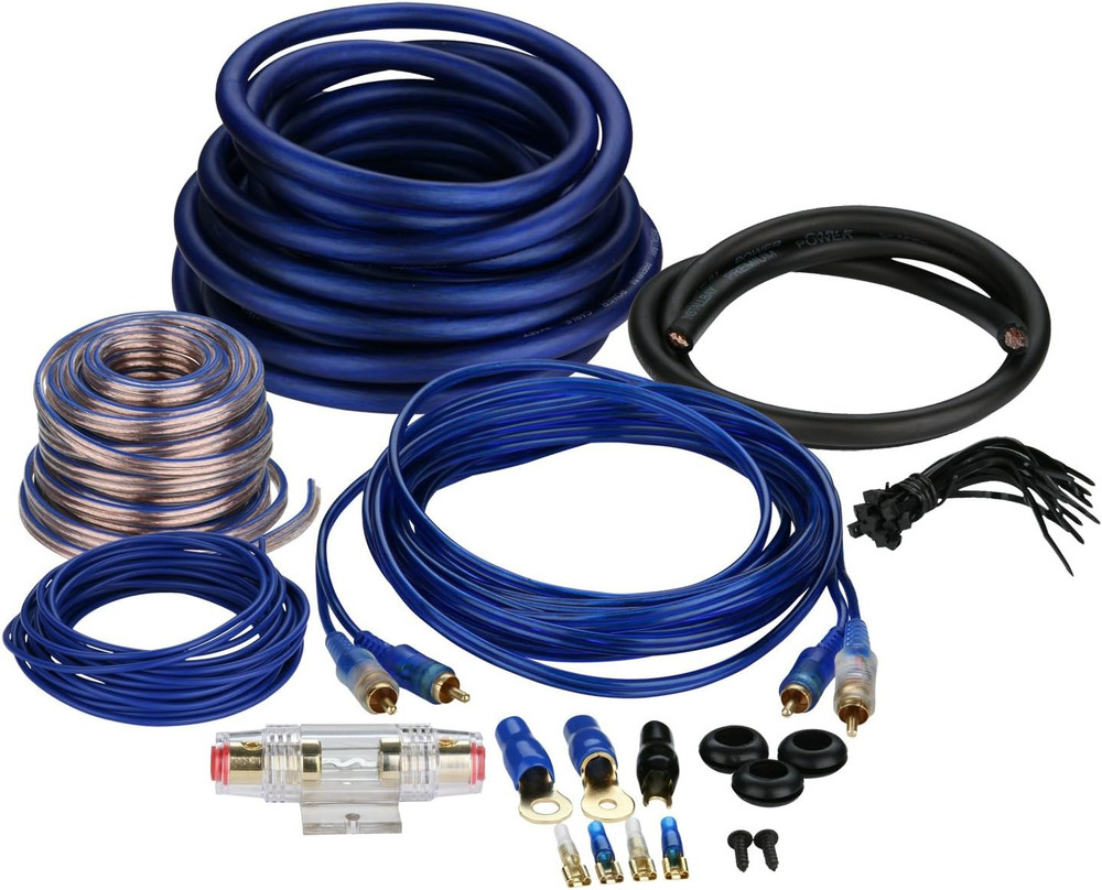 4 Gauge 1600 Watt Value AMP Kit Complete