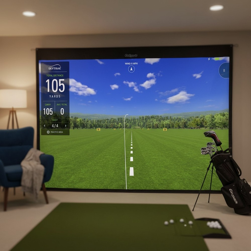 Versatile Golf Simulator Impact Screen - HD Performance for Home Entertainment