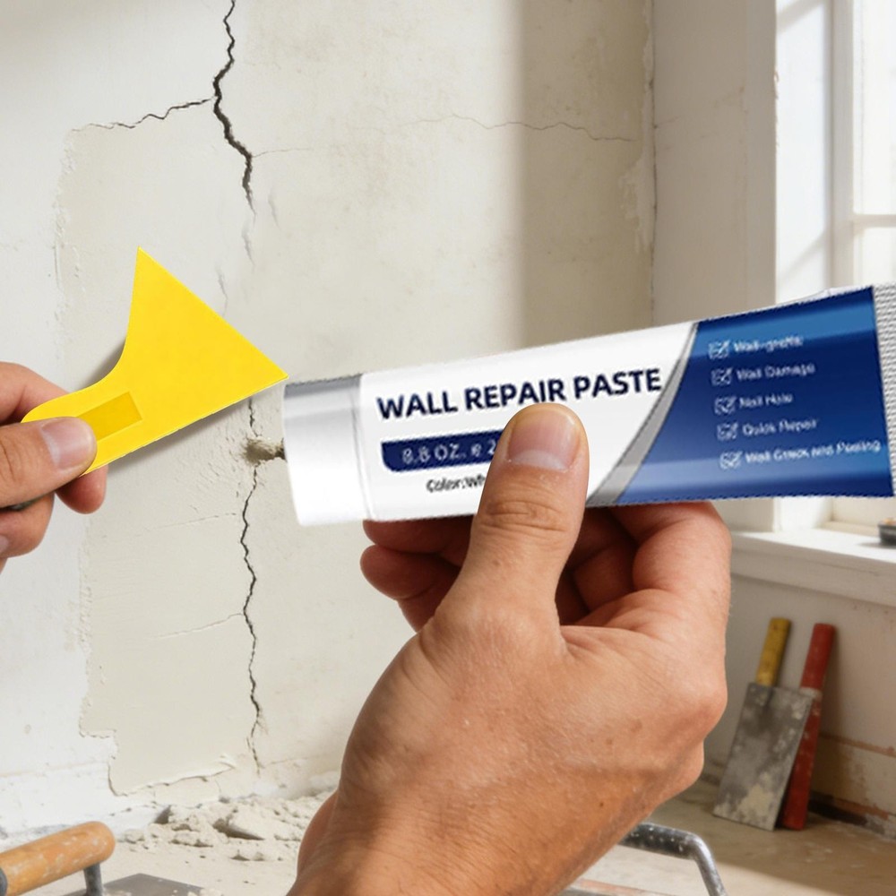 Efficient Drywall Repair Kit With Scraper, 2026 Quick Drying Wall Mending Agent