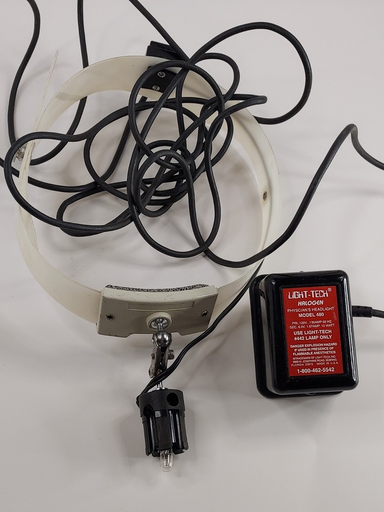 Light-Tech Halogen Physician's/Tech Focusing Headlight Model 480