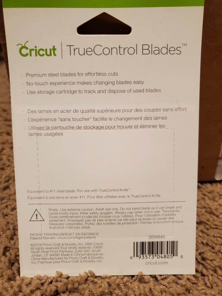 Cricut TrueControl Blades Refill Pack