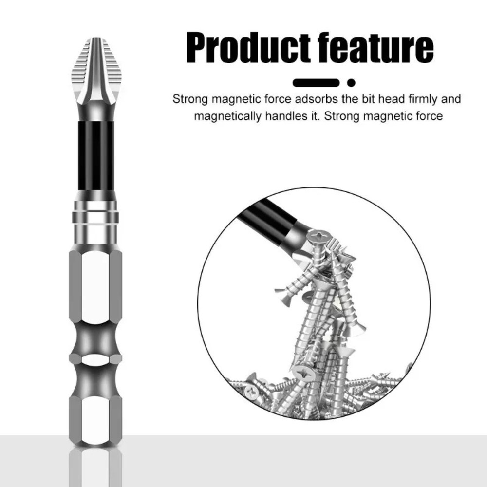 Screwdriver Drill Bit Strong Magnetic DIY Tool Support Anti-Slip Grip System