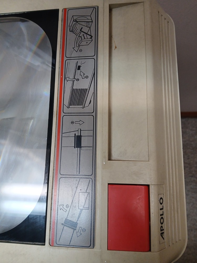 Vintage Apollo Eclipse AI 2000 Overhead Projector W/ Manual - Tested & Works