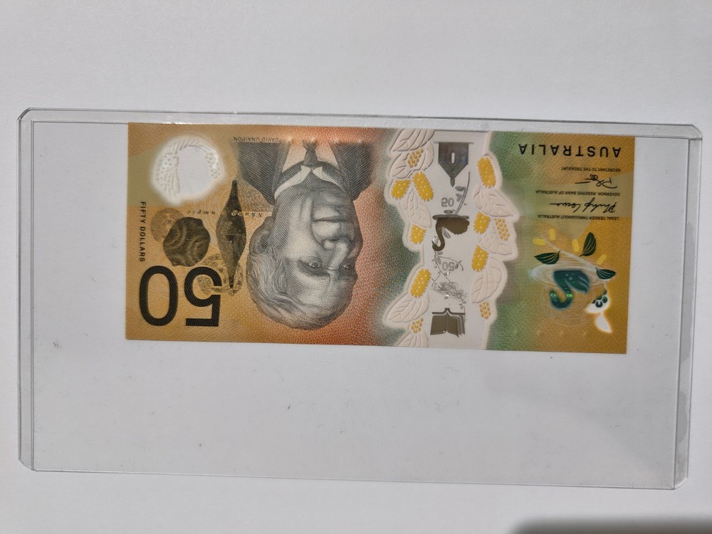 Australia 2020 $50 Banknotes First Prefix UNC #AA201293114