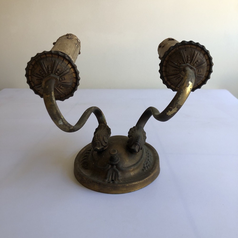 ANTIQUE VINTAGE SCONCE LIGHT FIXTURE ORIGINAL Lighting