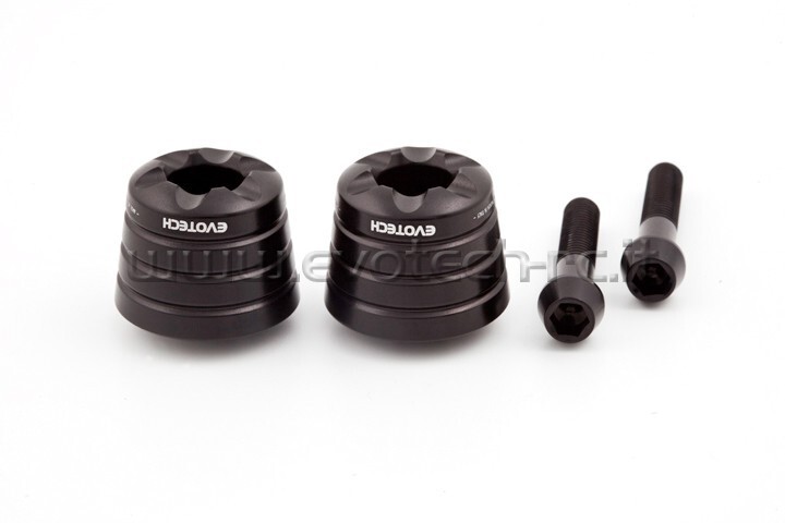 EVOTECH COUNTERWEIGHTS BARBELLS HANDLEBAR BLACK SUZUKI GLADIUS