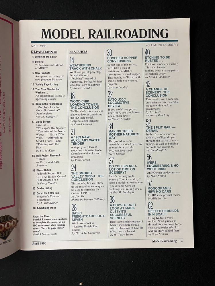 Model Railroading April 1990