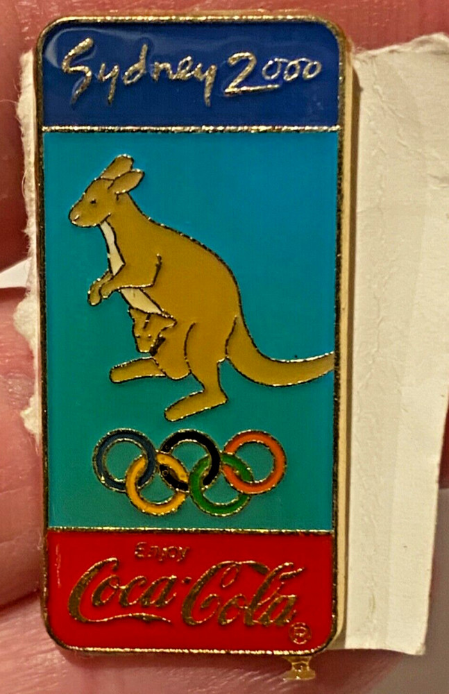2000 Sydney Olympics Pin Coca Cola Kangaroos