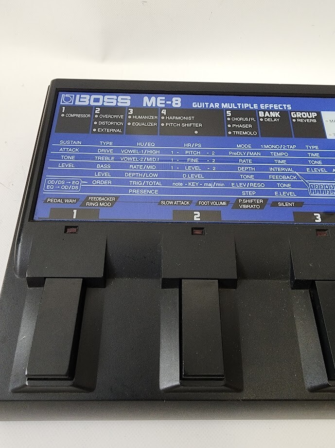 BOSS ME-8 Guitar Multiple Effects Distortion Chorus