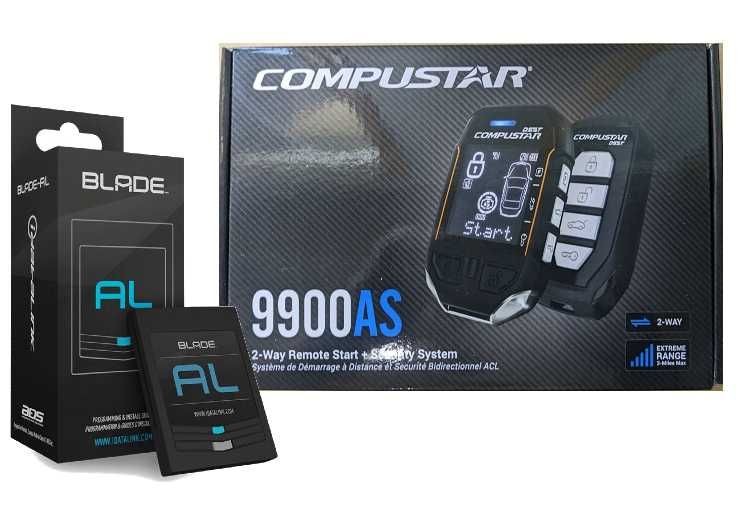 CS9900AS Compustar 2-Way Pageing Remote Start + Security Alarm System + Blade-AL
