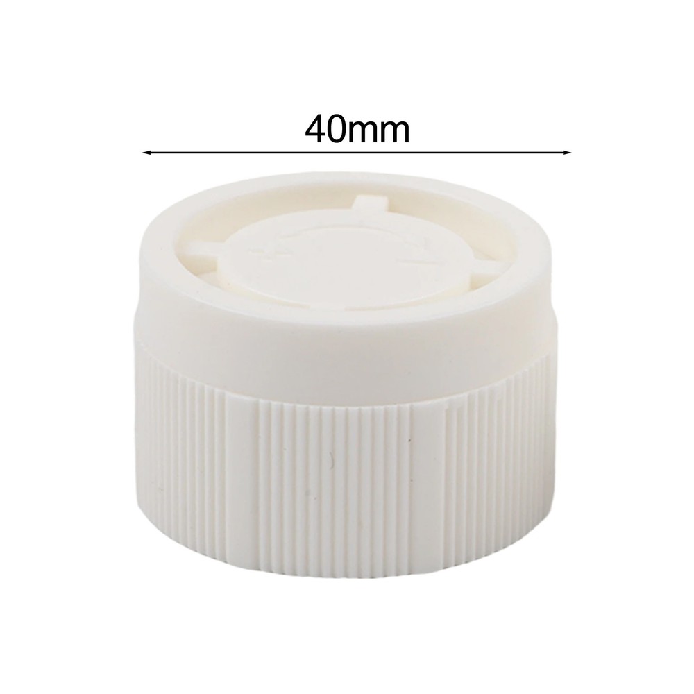 6pcs Radiator Control M30x15 Heating Adjustment White Plastic Replacement