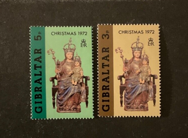 Gibraltar Scott #290-1 never hinged