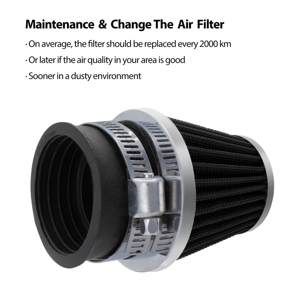 2 High Performance Washable Air Intake Filter Guard 48mm 49mm 50mm Small Engine