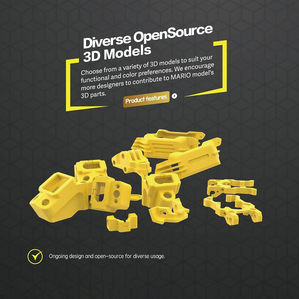 Mario 5 O4 DC Advanced Version 5Inch FPV Drone Frame - 226Mm Wheelbase, Lightwei