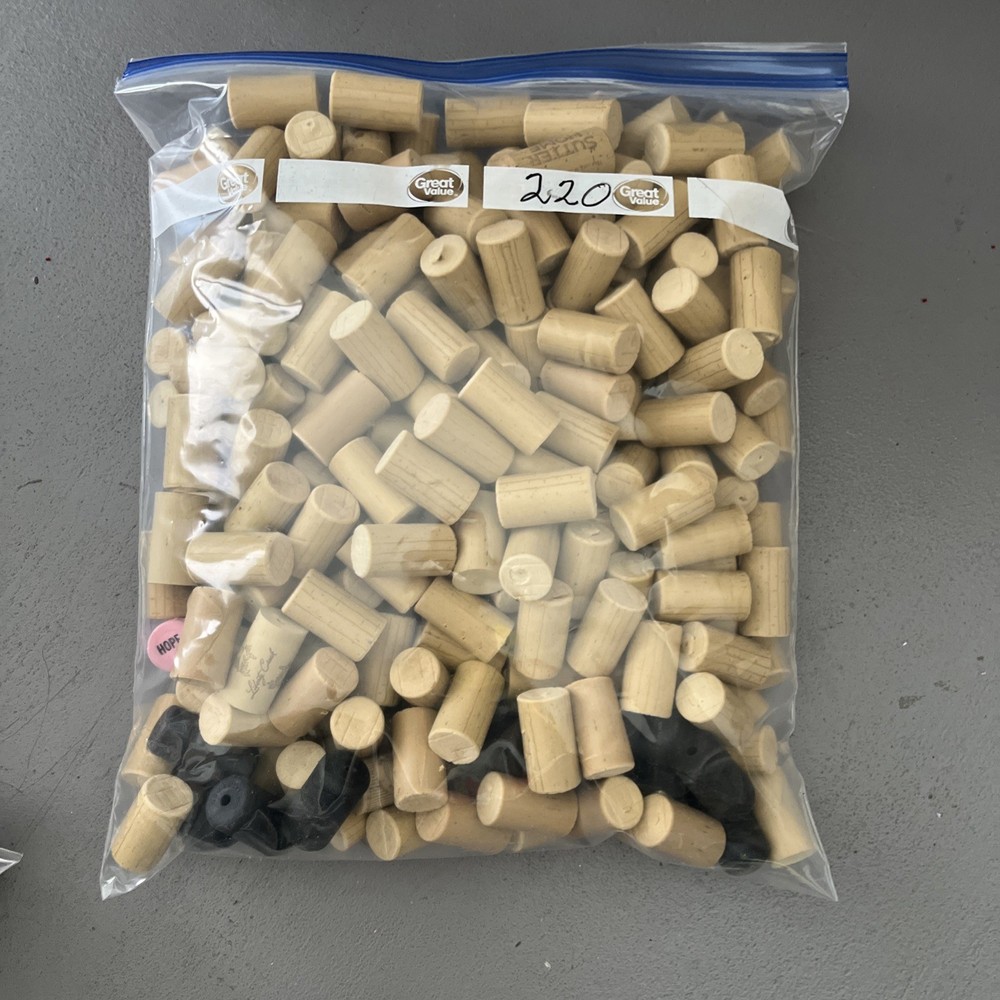 Synthetic Wine Corks. 220 Count