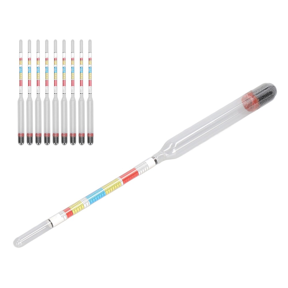 10Pcs Wine Making Meter Accurate And Sensitive Test Jar For Home Brewing