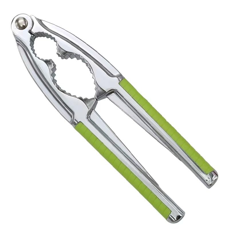 Green Walnut Cracker Tool, Nutcrackers, Metal Nut Shell Openers, LARGE, Black