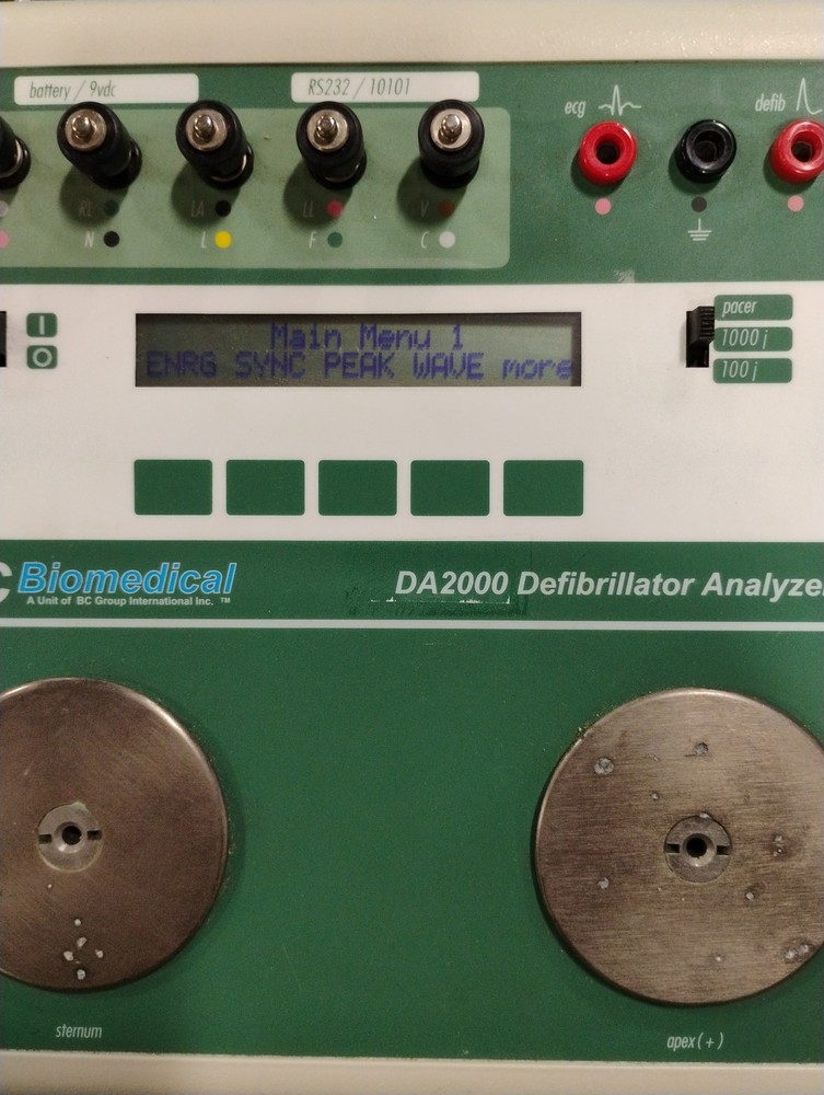 BC Biomedical DA 2000 Defib Analyzer