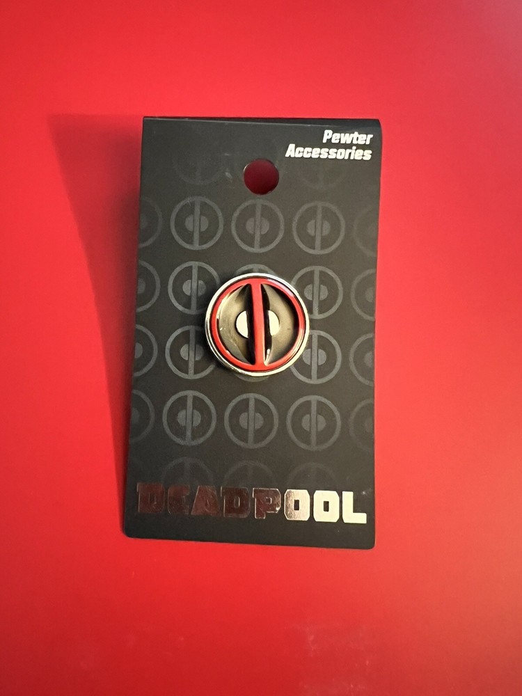 Deadpool Logo Colored Pewter Lapel Pin 2cm New