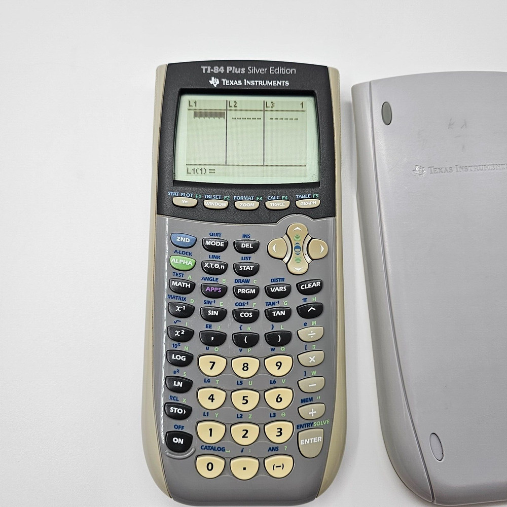 Texas Instruments TI-84 Plus Silver Edition Graphing Calculator tested.