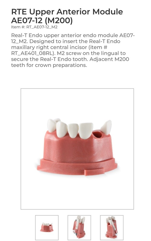 ACADENTAL ENDO  Upper Anterior Module( M200)