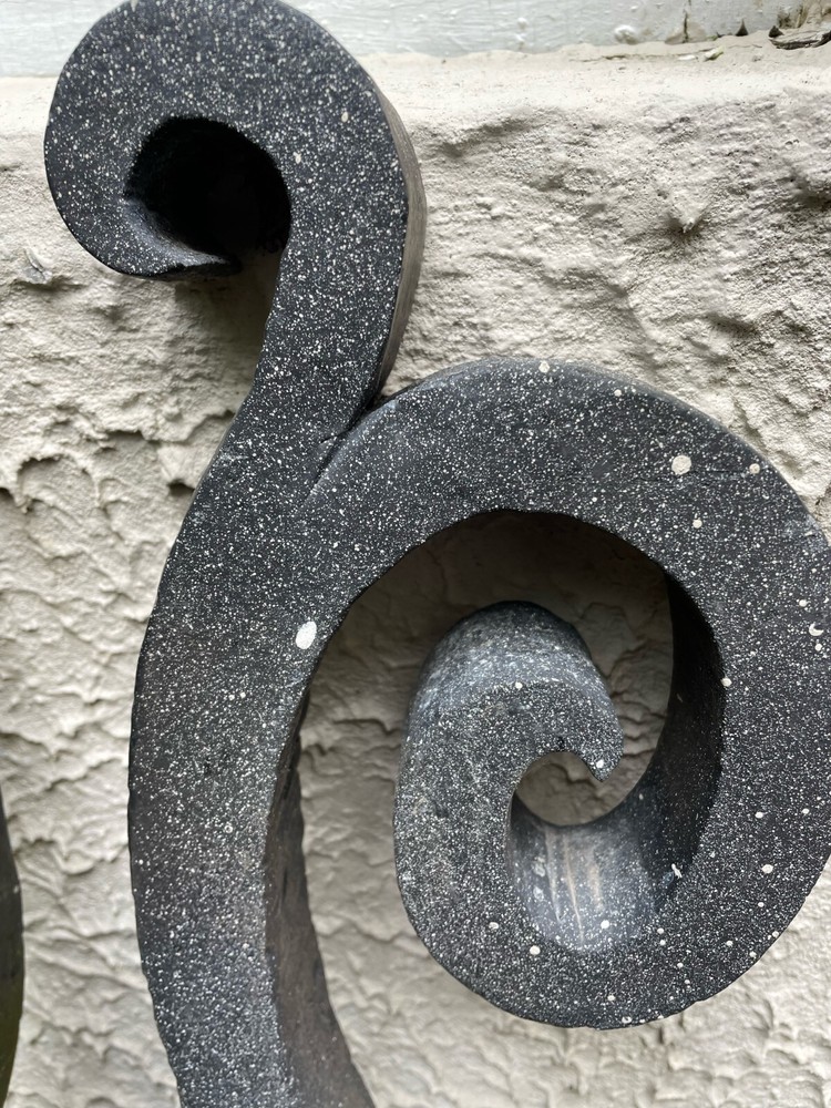 Wrought Iron Corbels Pair Oversize