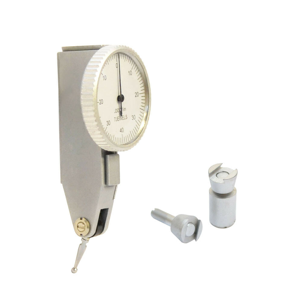 .008" Dial Test Indicator Graduation .0001" Jewels White Face Precision Tool