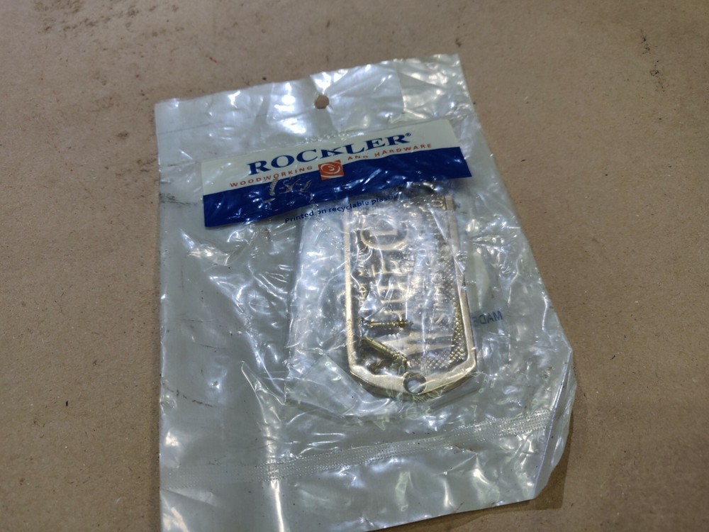 Rocker Solid Brass Icebox Name plateItem #29082