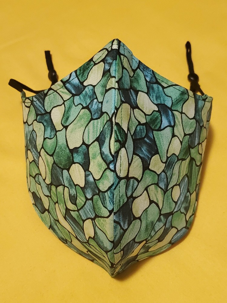 Stained Glass Adjustable Face Mask