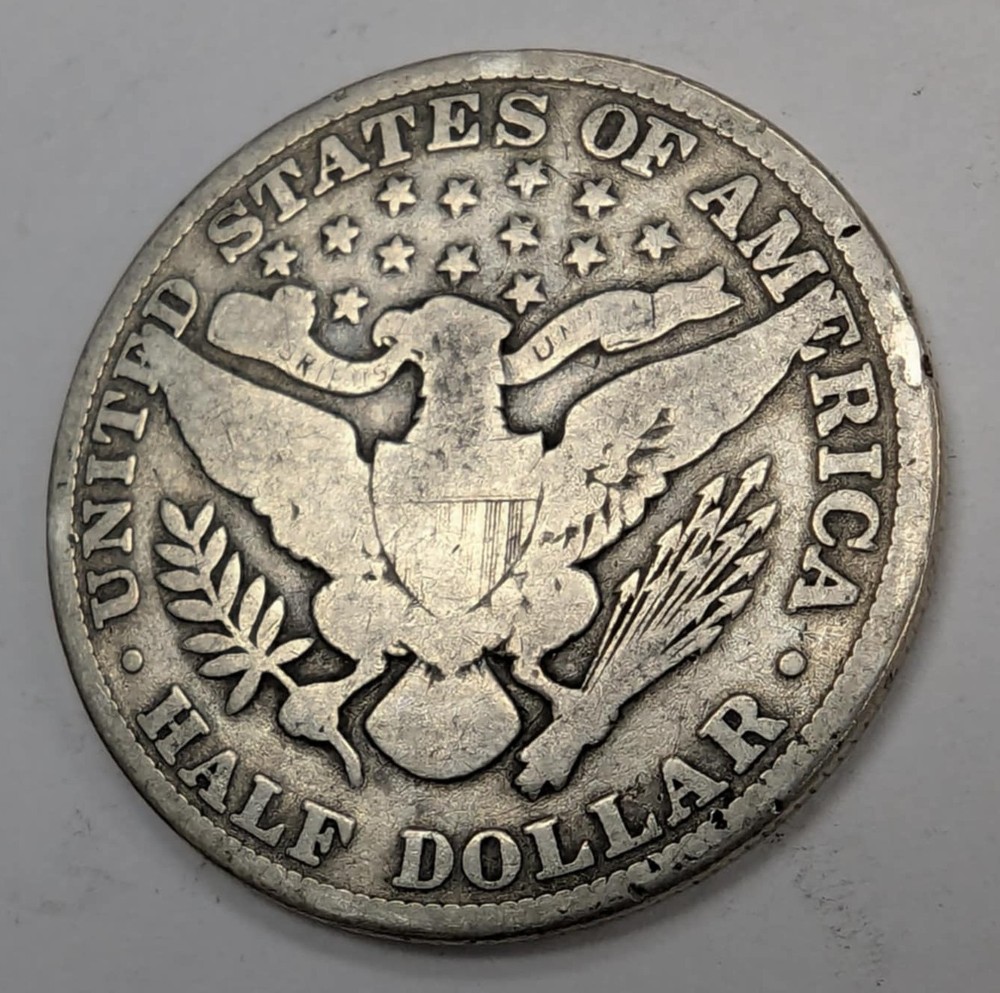 1910 Barber Half Dollar US Coin