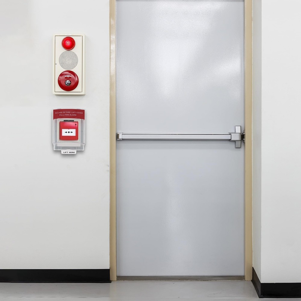 Fire Alarm Cover– Protective Clear Polycarbonate Shield for Wall Fire...